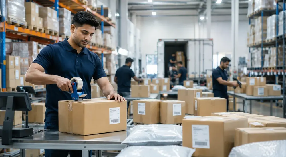 Delhifly Courier Team and Logistics Handling