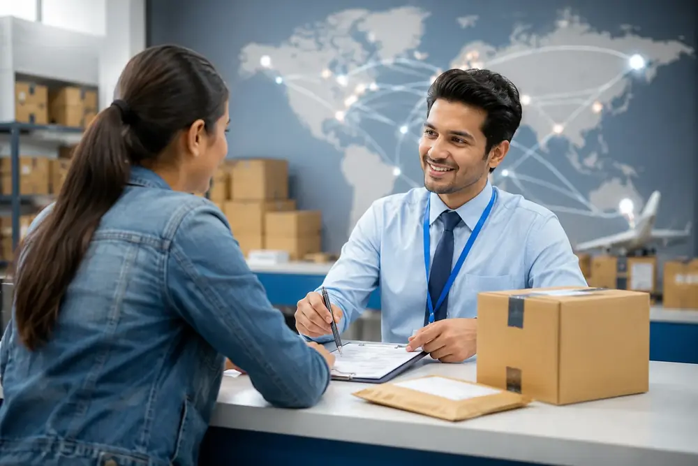 Delhifly Customer Support Representative Assisting with Logistics