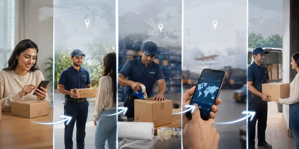 Delhifly Shipping Process Workflow