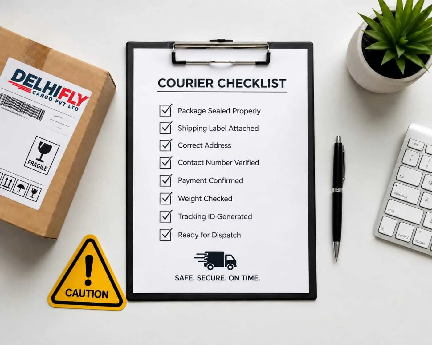 Checklist of restricted and prohibited items for international courier
